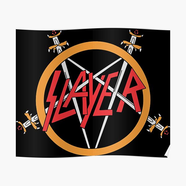 schweres Slayer-Emblem Poster