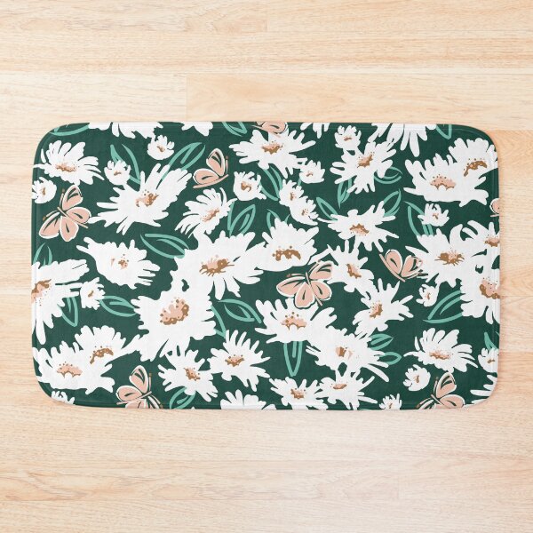 Item preview, Daisies & Butterflies Pattern | Blush • Greens • Bronze designed and sold by L Diane Johnson.