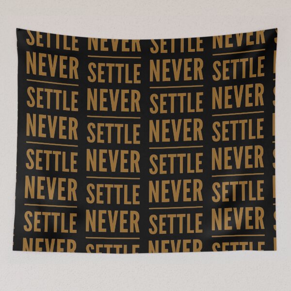 Item preview, Copy of never settle  designed and sold by Kerry Pritchard.