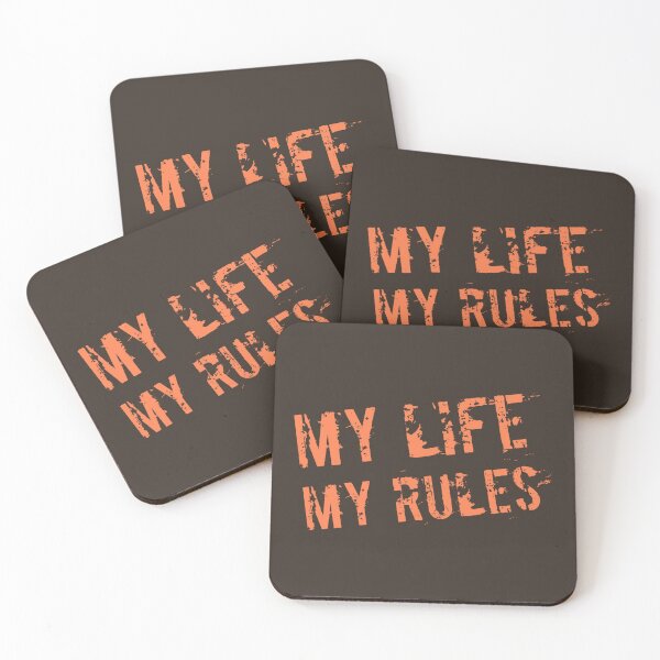 Item preview, My Life, My Rules (Life Goals) designed and sold by mstfcntrk.