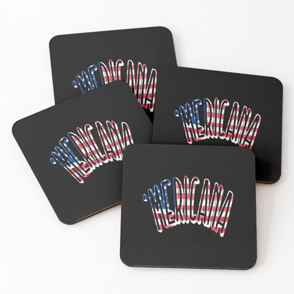 Aperçu de l'œuvre 'MERICANA Conception d'un drapeau américain pour l'Amérique hispanophone créée et vendue par NoveltyMerch.