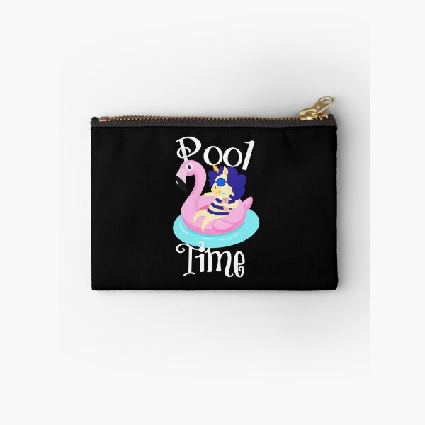 Item preview, Pool Time Unicorn with Flamingo Pool Float Graphic graphic designed and sold by NoveltyMerch.