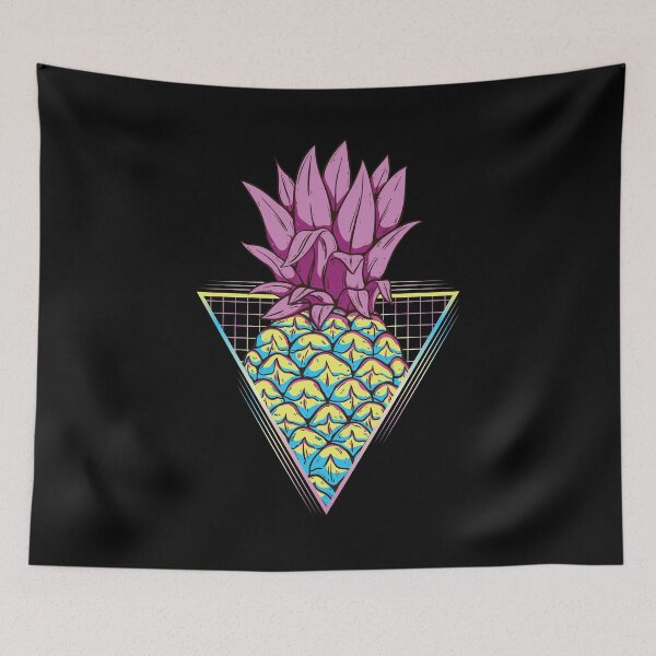 Item preview, Aesthetic Pineapple Vaporwave Streetwear designed and sold by ROBO MEGA.