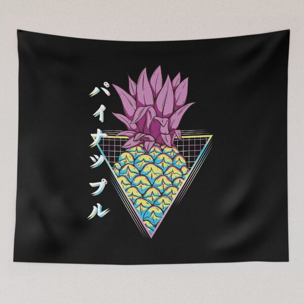 Item preview, Aesthetic Pineapple Vaporwave Streetwear designed and sold by ROBO MEGA.