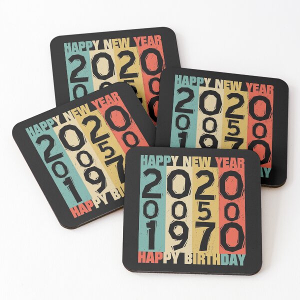 Item preview, birthday 50 happy new year 2020 designed and sold by Rosomyat Design.