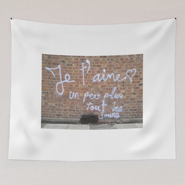 Aperçu de l'œuvre Je t'aime un peu plus tous les jours créée et vendue par MoMoJaJa.
