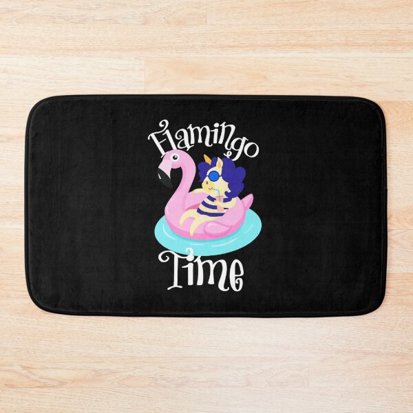 Item preview, Flamingo Time with Unicorn Pool Float Graphic design designed and sold by NoveltyMerch.