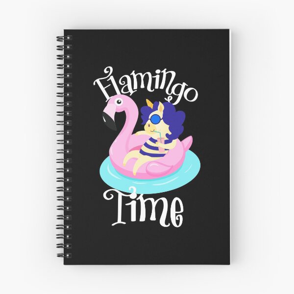 Item preview, Flamingo Time with Unicorn Pool Float Graphic design designed and sold by NoveltyMerch.