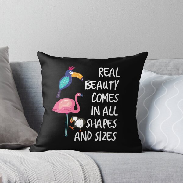 Item preview, Real Beauty Comes in All Shapes and Sizes design designed and sold by NoveltyMerch.