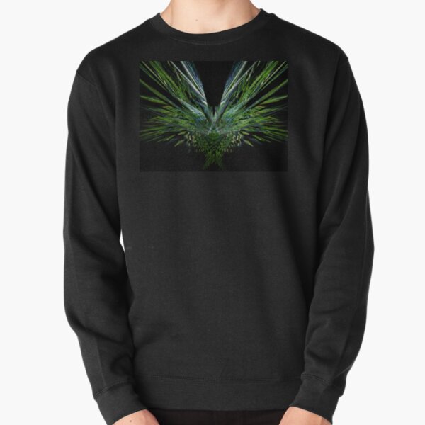 Green Wing Pullover Sweatshirt