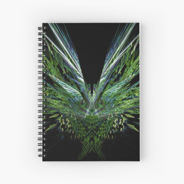 Green Wing Spiral Notebook