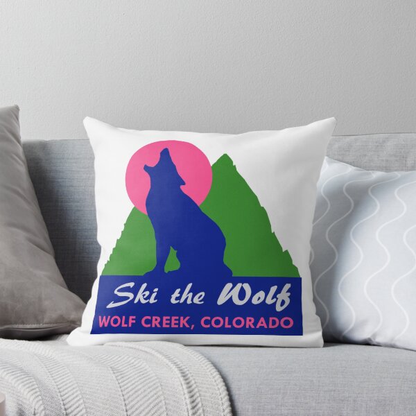 Item preview, Ski the Wolf Creek Colorado Vintage Travel Decal designed and sold by hilda74.
