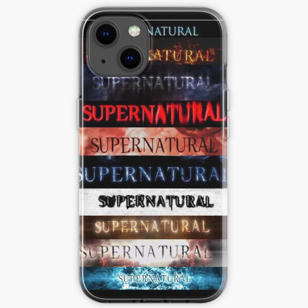 Supernatural intro seasons 1-10 iPhone Soft Case