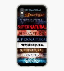 Supernatural intro seasons 1-10 iPhone Case