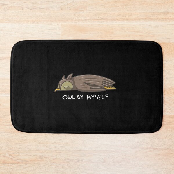 Item preview, Lazy Owl By Myself graphic Pun designed and sold by NoveltyMerch.