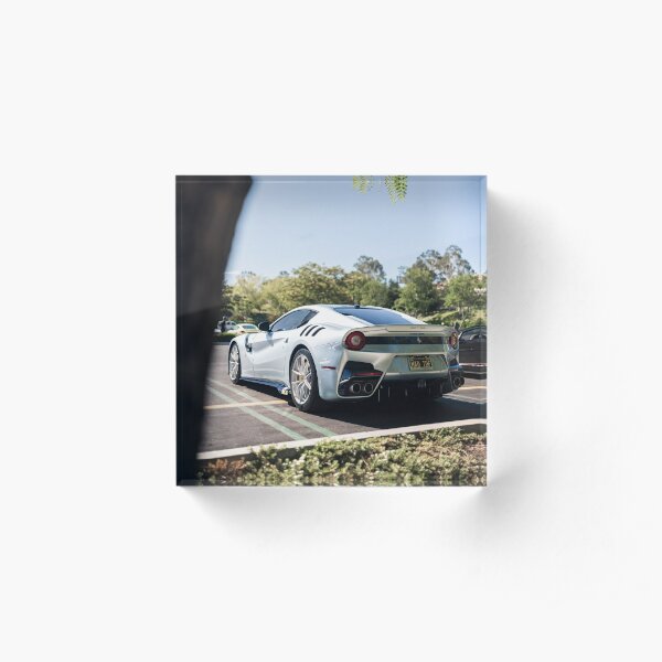 Tdf Acrylic Blocks Redbubble - green ferrari f12 roblox