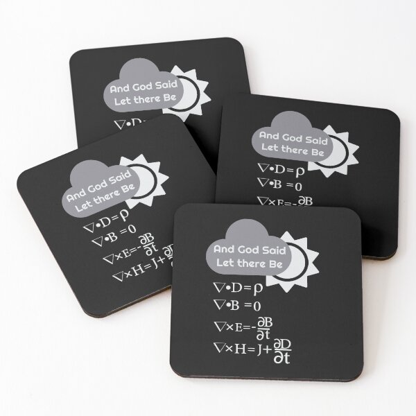 Item preview, Funny Maxwells Equations - And God Said Let There Be Light designed and sold by NoveltyMerch.