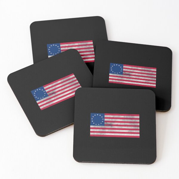 Item preview, Betsy Ross American Flag Distressed Grunge Style design designed and sold by NoveltyMerch.