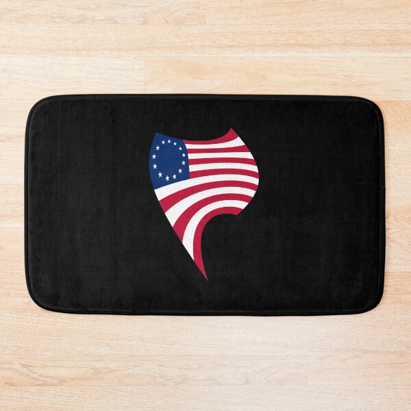 Item preview, Distorted Betsy Ross Flag USA Map design designed and sold by NoveltyMerch.
