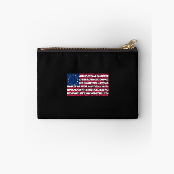 Item preview, Betsy Ross Flag Grunge Distressed Splatter Pattern graphic designed and sold by NoveltyMerch.