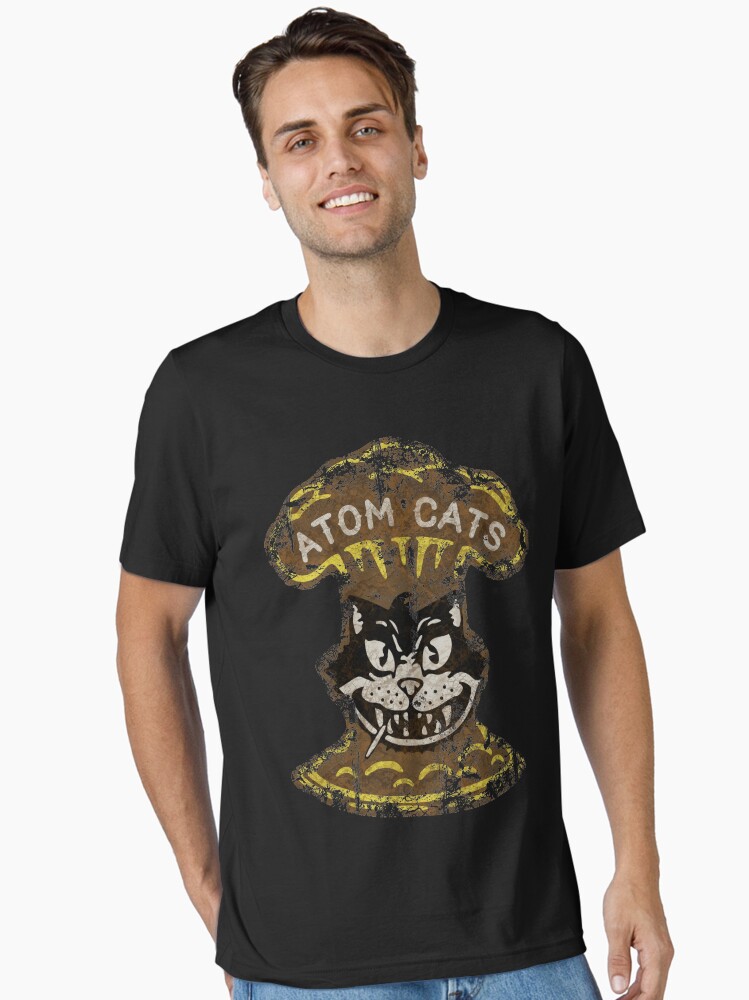 Thumbnail 1 von 7, Essential T-Shirt, Atom-Katzen designt und verkauft von DudePal.