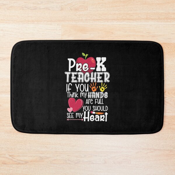 Item preview, If You Think My Hands Are Full You Should See My Heart Pre-K print designed and sold by NoveltyMerch.