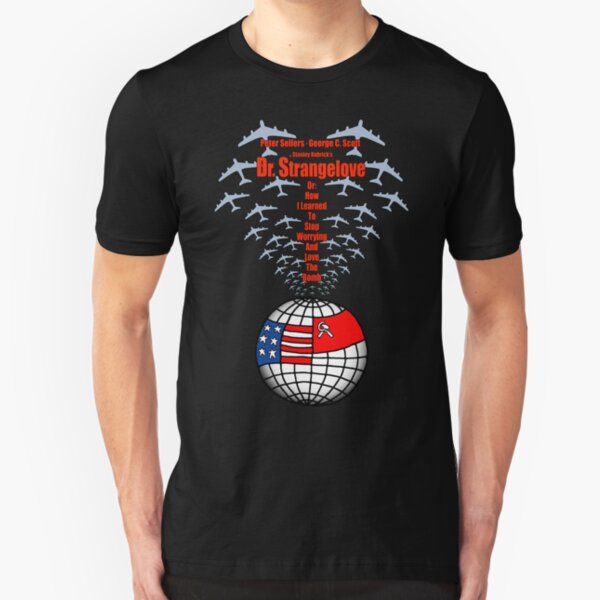 Kubrick Dr. Strangelove Logo Slim Fit T-Shirt