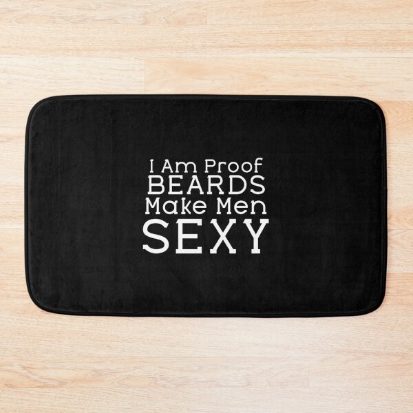 Item preview, Mens Funny design for Bearded Men I Am Proof Beards Make Men Sexy designed and sold by NoveltyMerch.