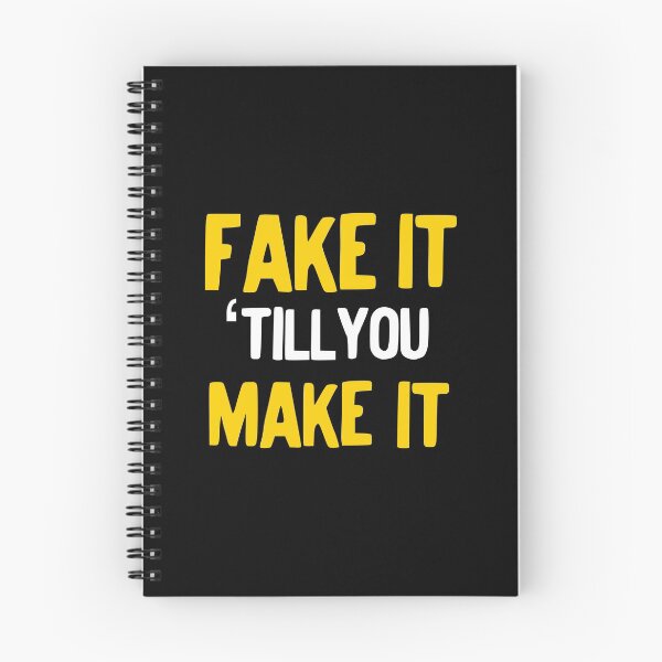 Item preview, Fake It Till You Make It Passion Career Entrepreneur product designed and sold by NoveltyMerch.