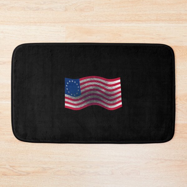 Item preview, Distressed Grunge Style Wavy Betsy Ross Flag  print designed and sold by NoveltyMerch.