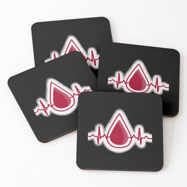 Aperçu de l'œuvre Blood Donation Give Life Heartbeat EKG Graphic print créée et vendue par NoveltyMerch.