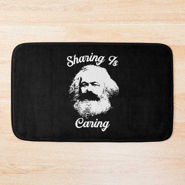 Item preview, Sharing Is Caring Karl Marx Socialist Graphic design designed and sold by NoveltyMerch.