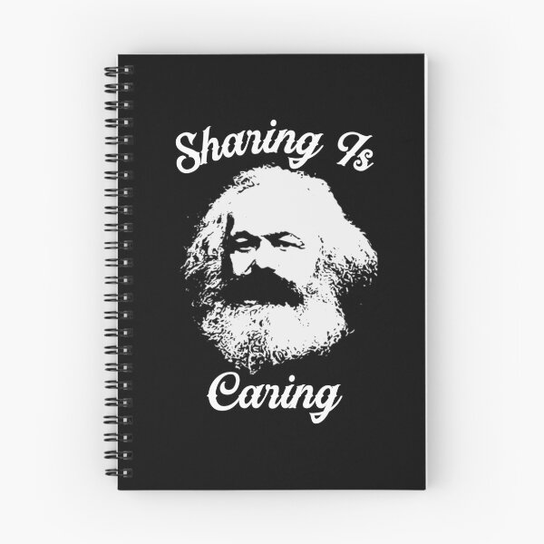 Item preview, Sharing Is Caring Karl Marx Socialist Graphic design designed and sold by NoveltyMerch.