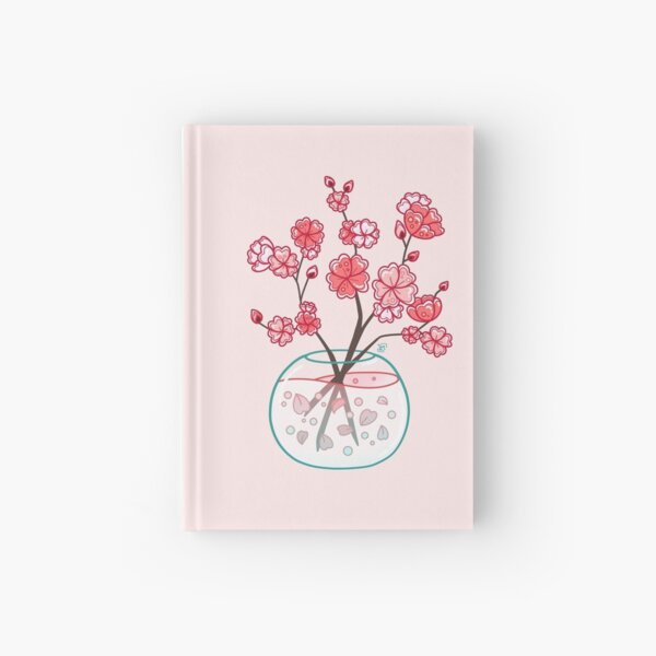 Glass Sakura Bouquet Hardcover Journal