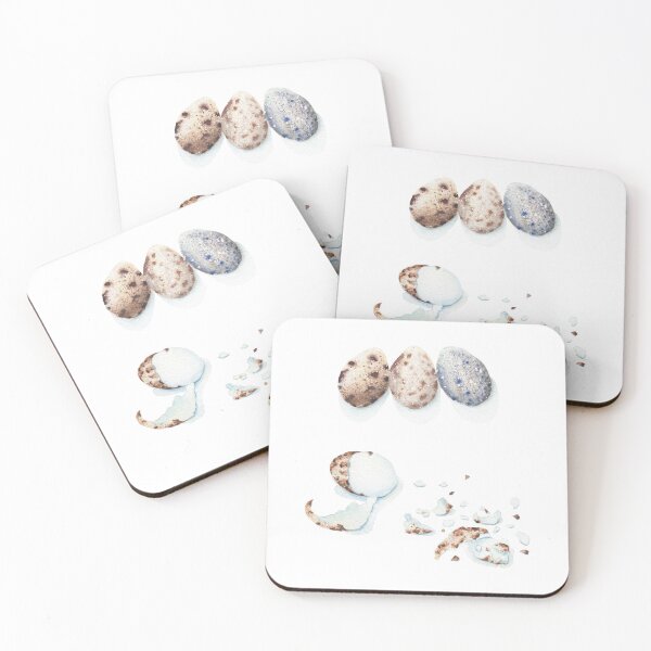 Item preview, Quail eggs watercolor designed and sold by Zoya Makarova.