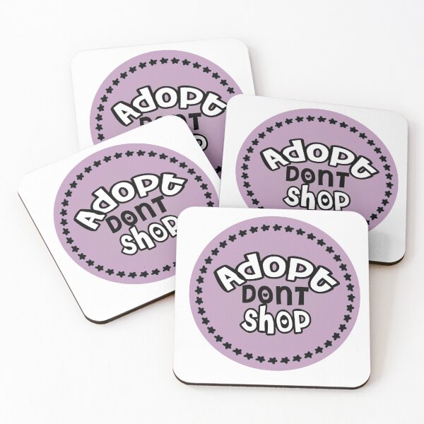 Item preview, Adopt Dont Shop designed and sold by hellokittygems.