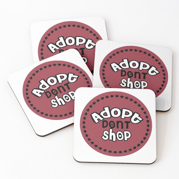 Item preview, Adopt Dont Shop designed and sold by hellokittygems.