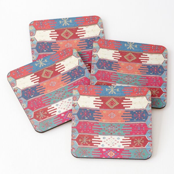 Item preview, Kurdish Malatya East Anatolian Saf Kilim Print designed and sold by Vicky Brago-Mitchell®.