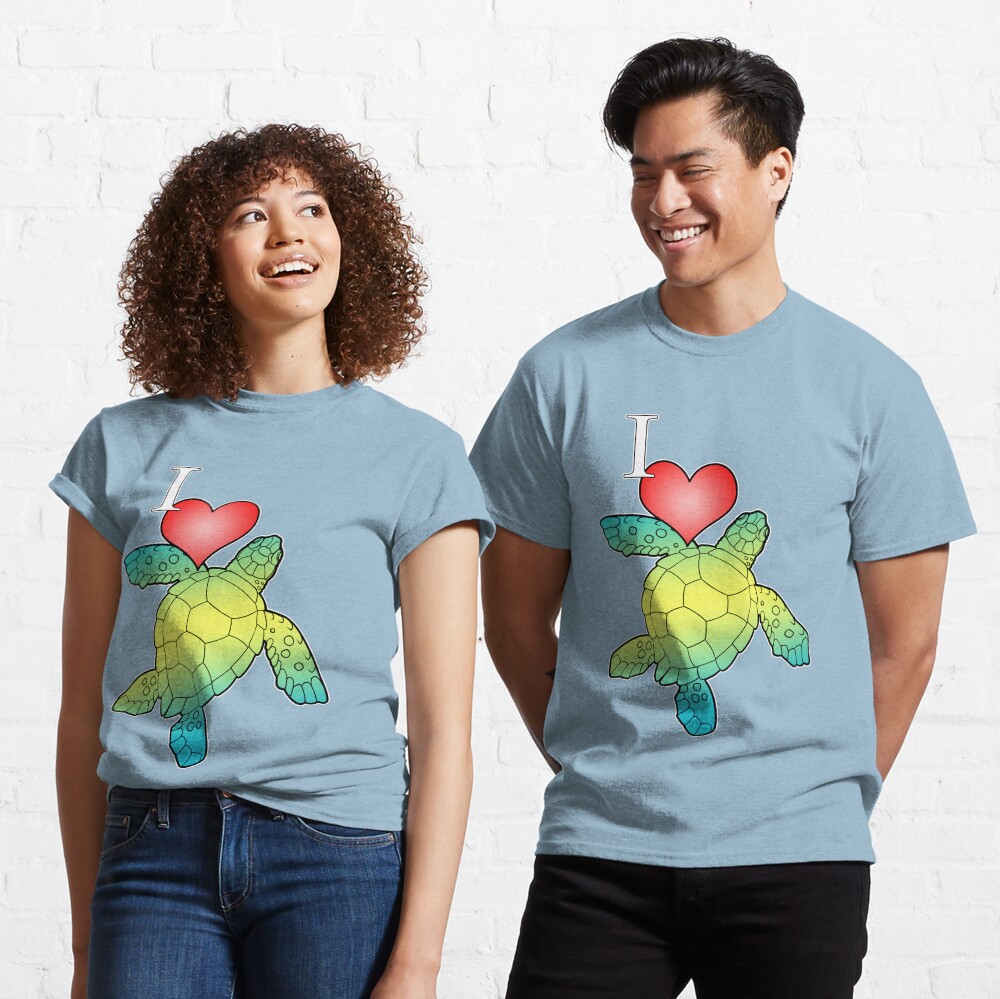 I Love Sea Turtles Classic T-Shirt