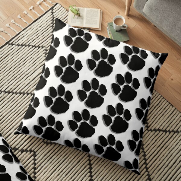 Paw Print Floor Pillow
