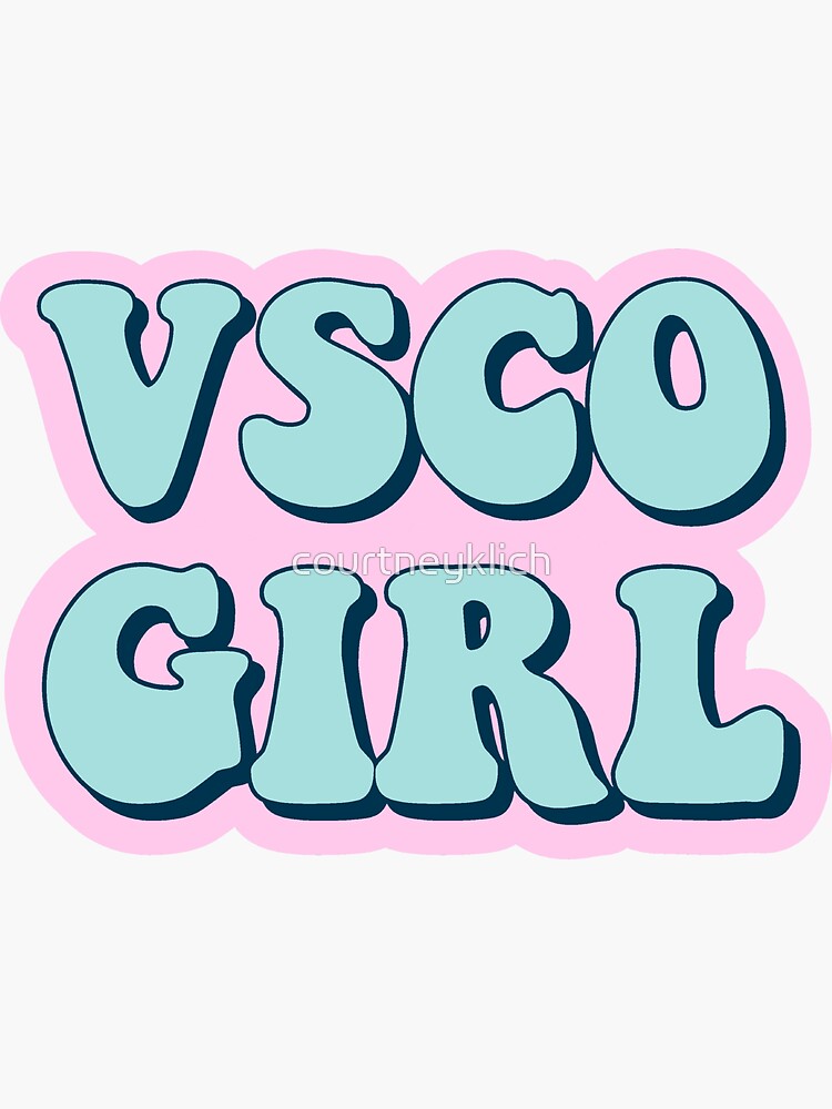 vsco girl Sticker