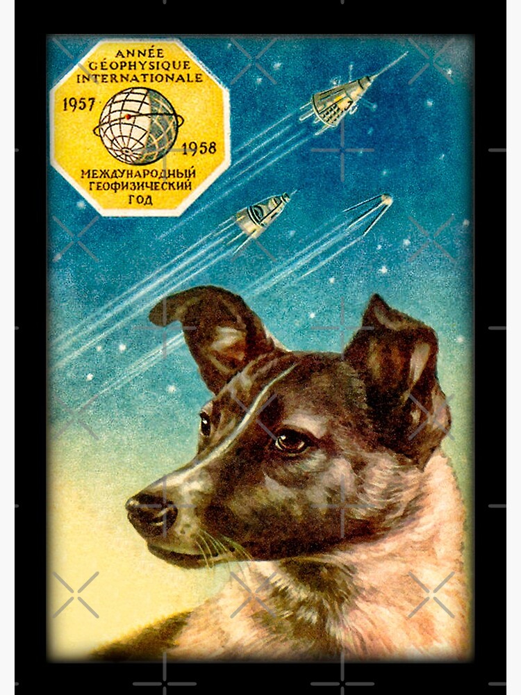 Cuaderno De Espiral Laika The Sputnik Perro Espacial Ruso De Dudepal Redbubble