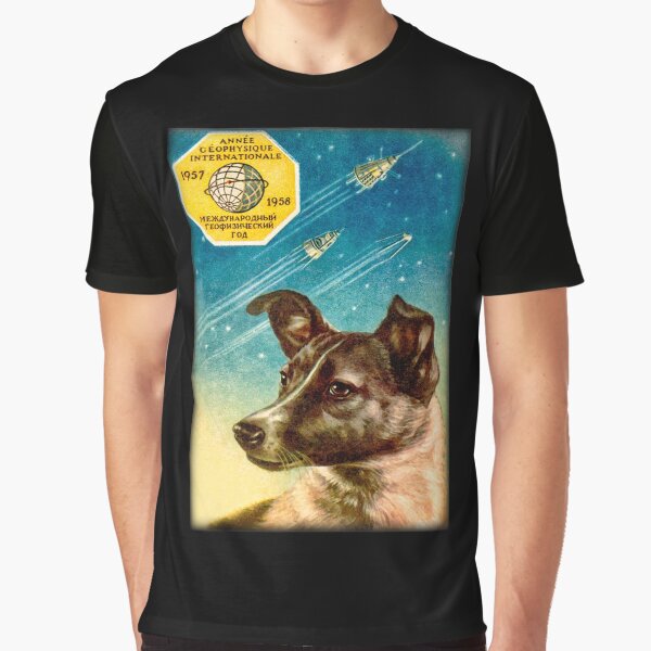 Item preview, Laika the Sputnik 2 Russian Space Dog! designed and sold by DudePal.