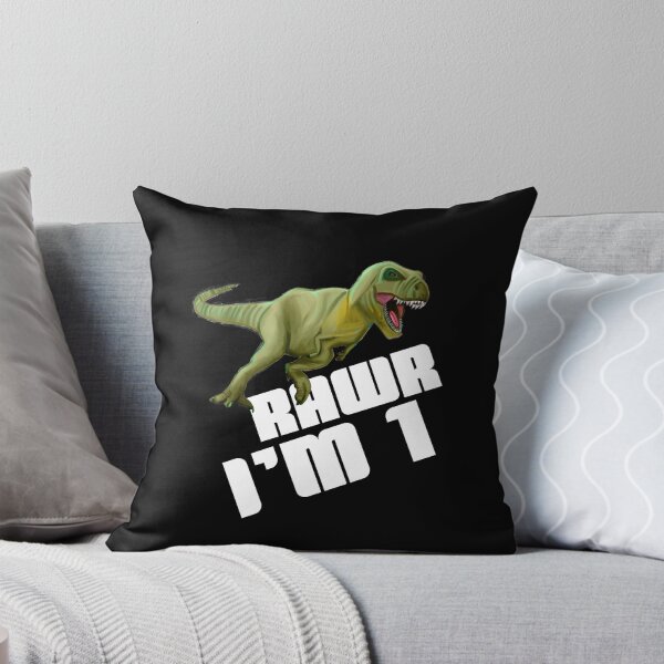Aperçu de l'œuvre 1 er anniversaire de conception pour garçons enfants T-Rex Tyrannosaurus Rex créée et vendue par NoveltyMerch.