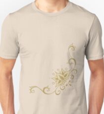 Climbing Lotus in Henna Unisex T-Shirt
