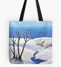Snowy Scene Tote Bag
