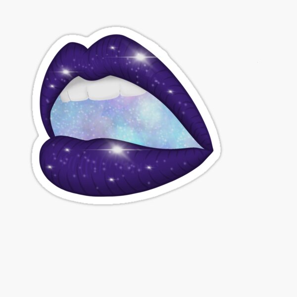 Sparkled Lips Sticker