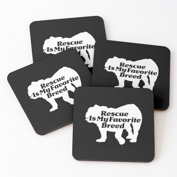 Item preview, Rescue Dog Owner Rescue Is My Favorite Breed print designed and sold by NoveltyMerch.