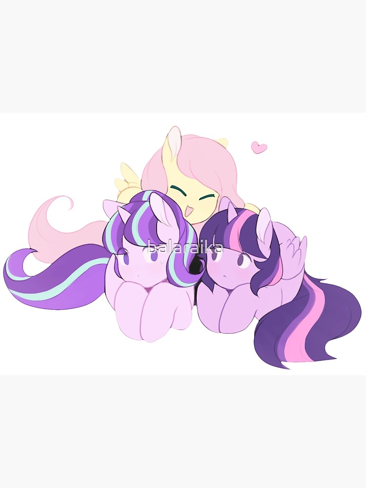 BFFS - My little pony (fluttershy, starlight glimmer & twilight sparkle)