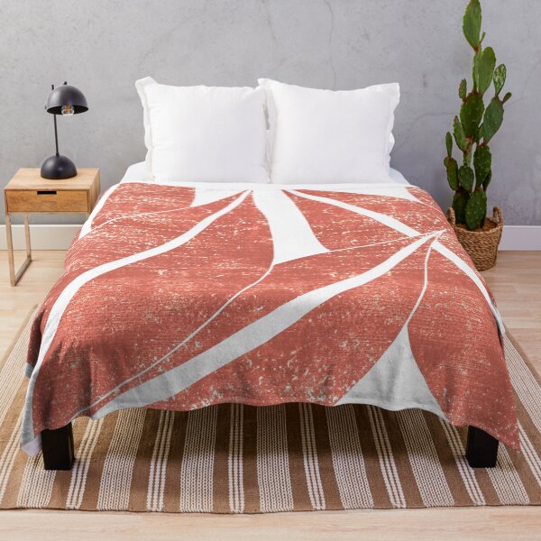 Item preview, Terracotta Leaf - Terracotta Abstract Print - Modern, Minimal, Contemporary Abstract - Burnt Orange designed and sold by Studio Grafiikka.